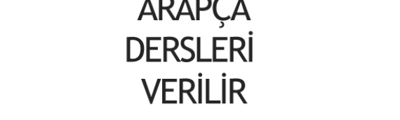 Arapça Dersleri Verilir